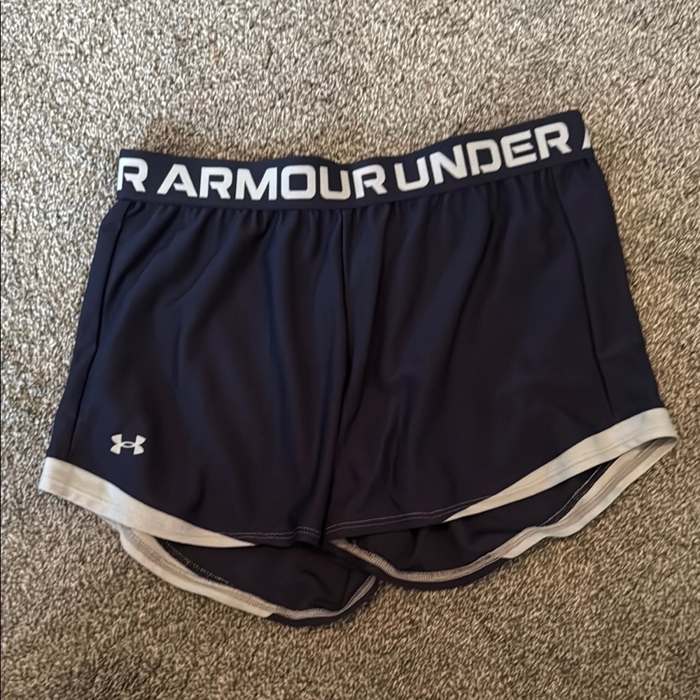 Under Armour Blue Athletic Shorts Lightweight Performance